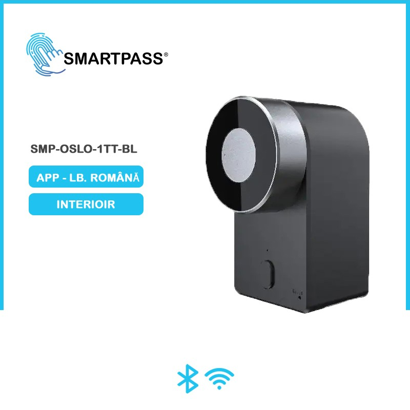 OSLO Yala Smart Pentru Uși cu Deschidere spre Interior, Bluetooth, WiFi 