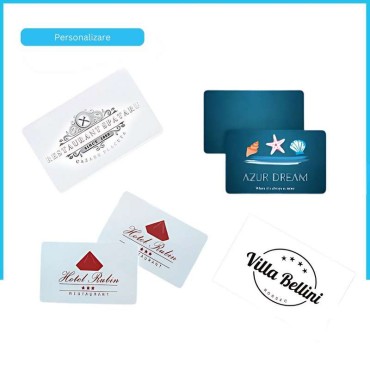 Card RFID, 13,56 Mhz, Alb, Personalizabil